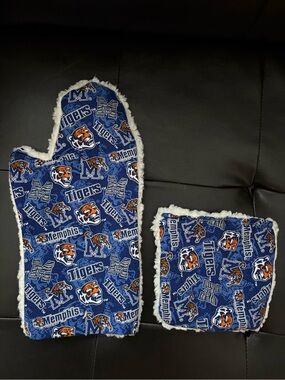 Memphis Tigers Oven Mitt and Pot Holder Set - Blue/White